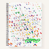 Paint Splatter Journal – Rainbow Edition | CTFOD Notitieboek (Voorkant)