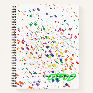 Paint Splatter Journal – Rainbow Edition CTFOD Notitieboek