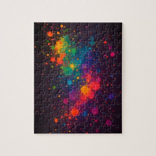 Paint Splatter Legpuzzel (Verticaal)