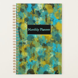 Paint Splatter Maandelijkse Planner