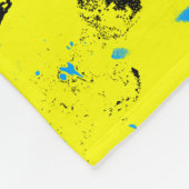 Paint Splatter - Motorcross Rider Fleece Deken (Hoek)