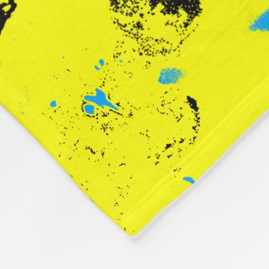 Paint Splatter - Motorcross Rider Fleece Deken (Hoek)