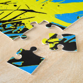 Paint Splatter - Motorcross Rider Legpuzzel (Zijkant)