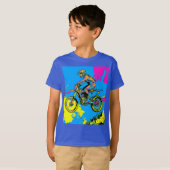 Paint Splatter - Motorcross Rider T-shirt (Voorkant volledig)