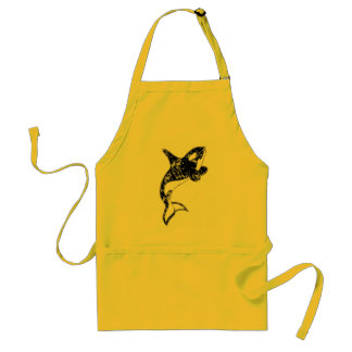 Paint Splatter Orca Apron Standaard Schort