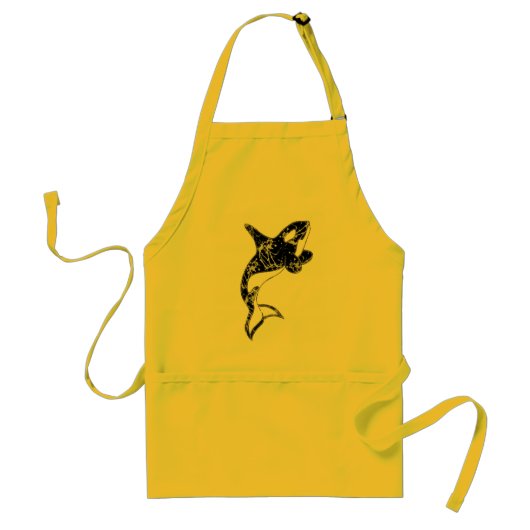 Paint Splatter Orca Apron Standaard Schort (Voorkant)