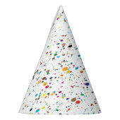 Paint Splatter Party Pet Feesthoedjes (Links)