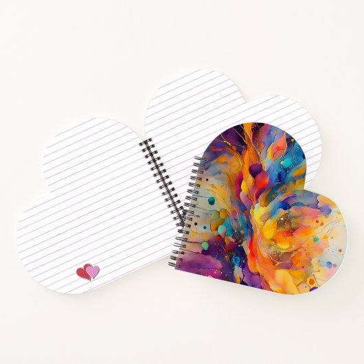 Paint Splatter Pattern 2 Notitieboek (Binnen)