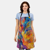 Paint Splatter Pattern 2 Schort (Gedragen)