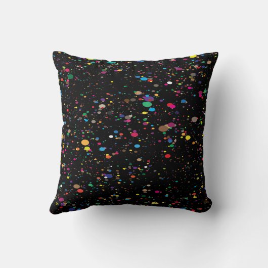 Paint Splatter Pillow Kussen (Achterkant)