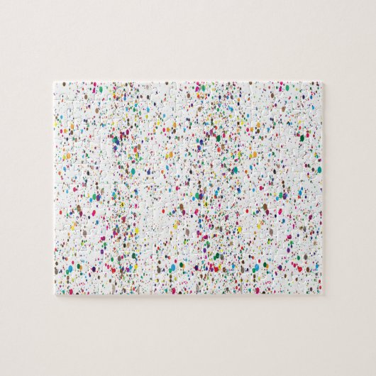 Paint Splatter Puzzle Legpuzzel (Horizontaal)