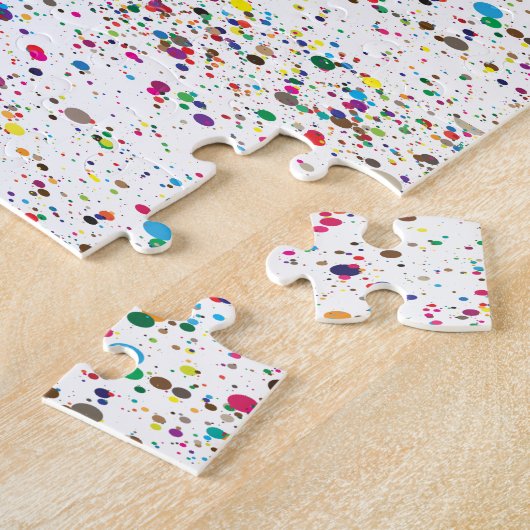 Paint Splatter Puzzle Legpuzzel (Zijkant)