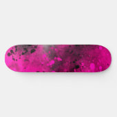 Paint Splatter Roze Skateboard (Horizontaal)