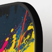 Paint Splatter Sports Pickleball Paddle (Links Detail)