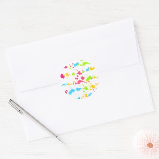 Paint Splatter Sticker (Envelop)