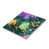 PAINT SPLETTERS Tile Tegeltje (Zijkant)