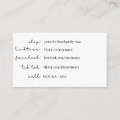 Paint Spray Visitekaartje (Achterkant)