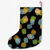 Paint Squares Black Kleine Kerstsok (Achterkant)