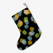 Paint Squares Black Kleine Kerstsok (Achterkant (Hangend))