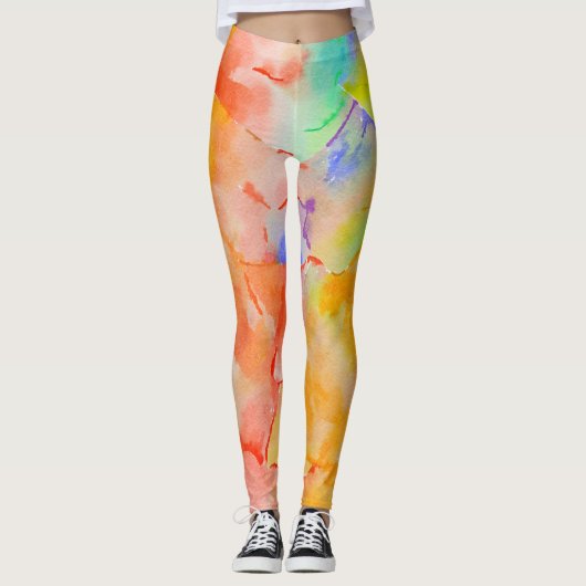 Paint Stain Leggings  (Voorkant)