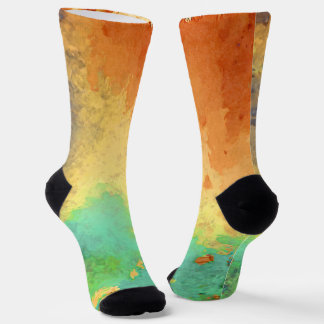 Paint Stain Sustainable Premium Crew Socks Sokken