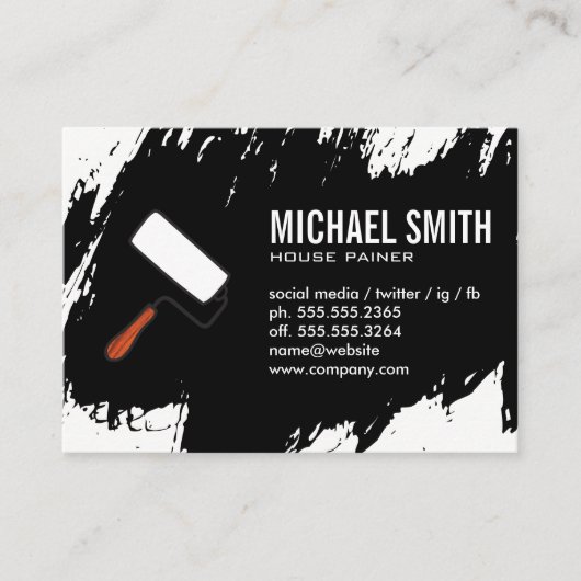 Paint Stokes Visitekaartje (Voorkant)