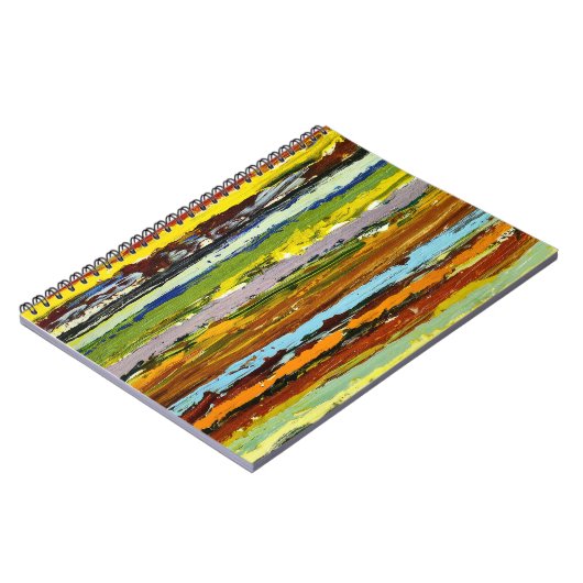 Paint Streak Abstract Notitieboek (Linkerzijde)