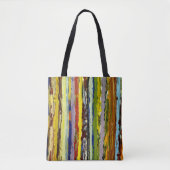 Paint Streak Abstract Tote Bag (Voorkant)