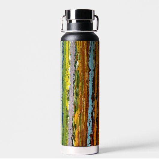 Paint Streak Abstract Waterfles (Achterkant)