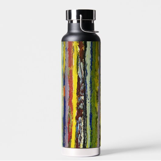 Paint Streak Abstract Waterfles (Links)