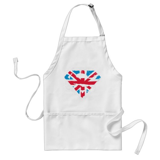 Paint Streken British S-Shield Standaard Schort (Voorkant)