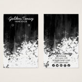 Paint Stripe-kaart voor Ketting juwelen Visitekaartje (Voorkant /achterkant)