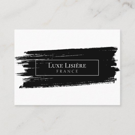 Paint Stroke Bedankt voor het winkelen Insert Kaar Visitekaartje (Voorkant)