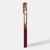 Paint Stroke Gold Bronze Monogram Case-Mate iPhone Case (Achterkant / Links)