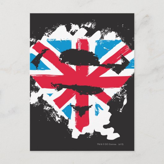 Paint Strokes British S-Shield Briefkaart (Voorkant)