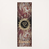 Paint Strokes Modern Abstract OM Lotus Yoga Mat (Voorkant)
