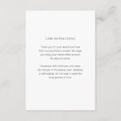 Paint Swash Creatieve Behuizing Informatiekaartje (Achterkant)