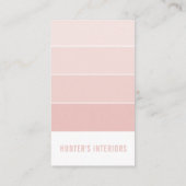 PAINT SWATCH CHIP modern interieur ombre schemerro Visitekaartje (Achterkant)