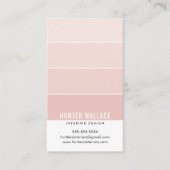 PAINT SWATCH CHIP modern interieur ombre schemerro Visitekaartje (Voorkant)