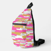 Paint the day: Abstract chic Sling Bag (Rechterhoek)