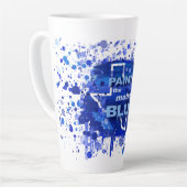 Paint the Mother Blue beroemd gemaakt door Texas E Latte Mok (Linkerhoek)