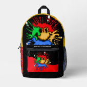 Paint Tube Smile Bedrukte Rugzak (Voorkant)