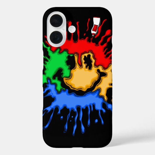 Paint Tube Smile Case-Mate iPhone Case (Achterkant)