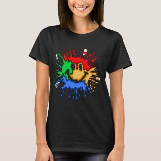 Paint Tube Smile T-shirt (Voorkant)