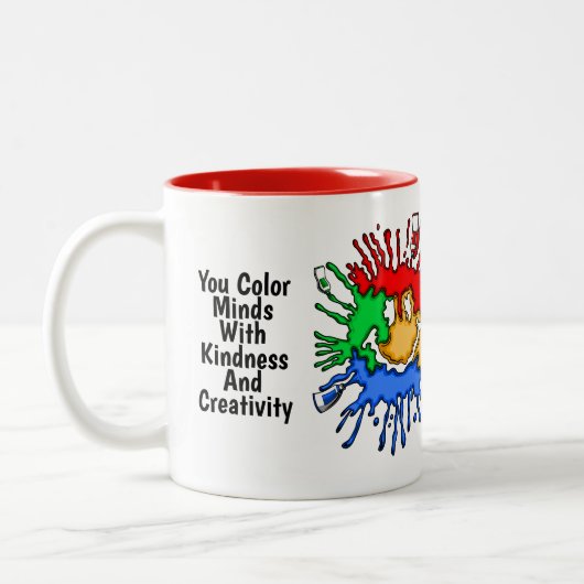 Paint Tube Smile Teacher Mok (Links)