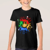 Paint Tube Smile Tri-Blend Shirt (Voorkant)