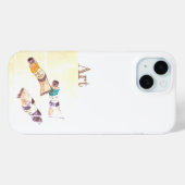 Paint Tubes Hoesje-Mate iPhone Case (Achterkant (horizontaal))