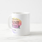 Paint Water Not Tea Gepersonaliseerde Artist Humor Koffiemok (Voorkant links)