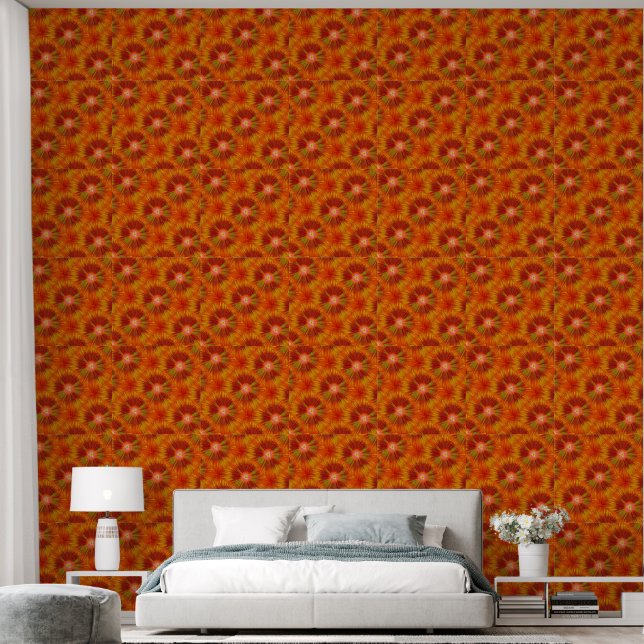 Paint Wave Wildflower 1 Fleece Deken Behang (Slaapkamer)