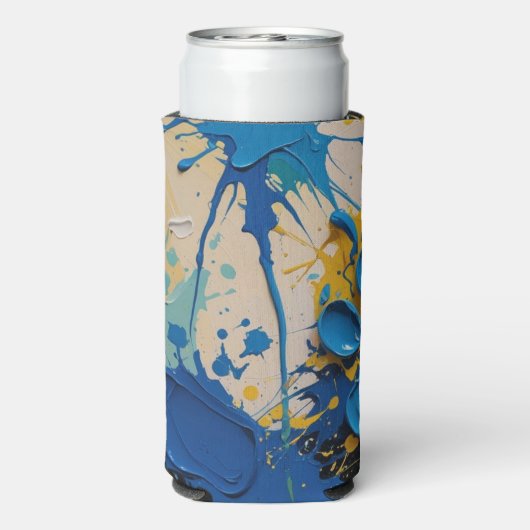 Paint with paws seltzer blikjeskoeler (Seltzer Achterkant)